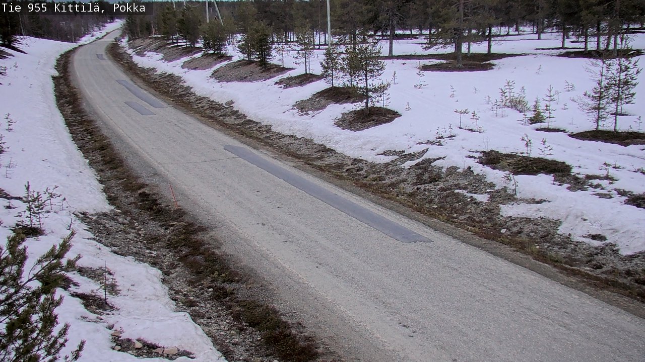 Weather Camera Image Road 955 Kittilä, Pokka, Kittilä, Lappi