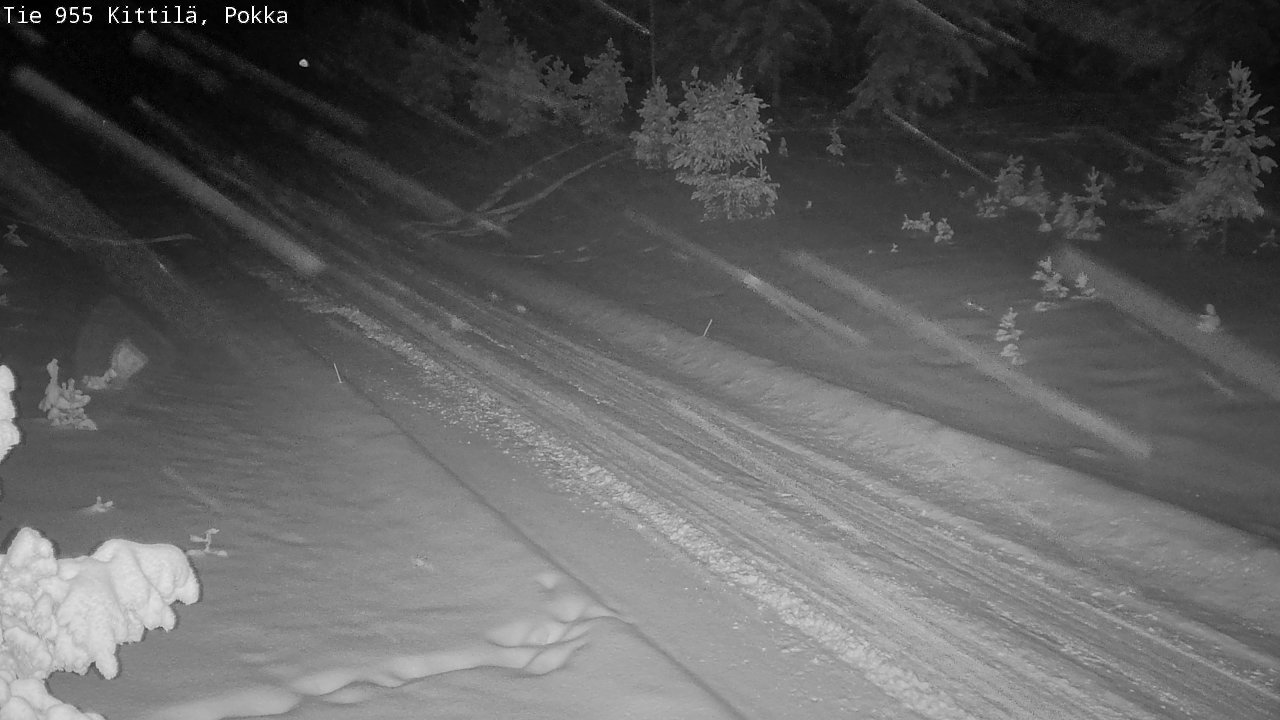 Weather Camera Image Road 955 Kittilä, Pokka, Kittilä, Lappi