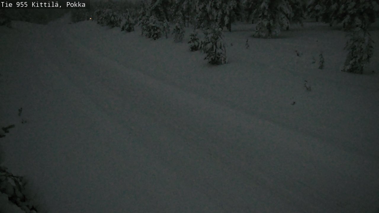 Weather Camera Image Road 955 Kittilä, Pokka, Kittilä, Lappi