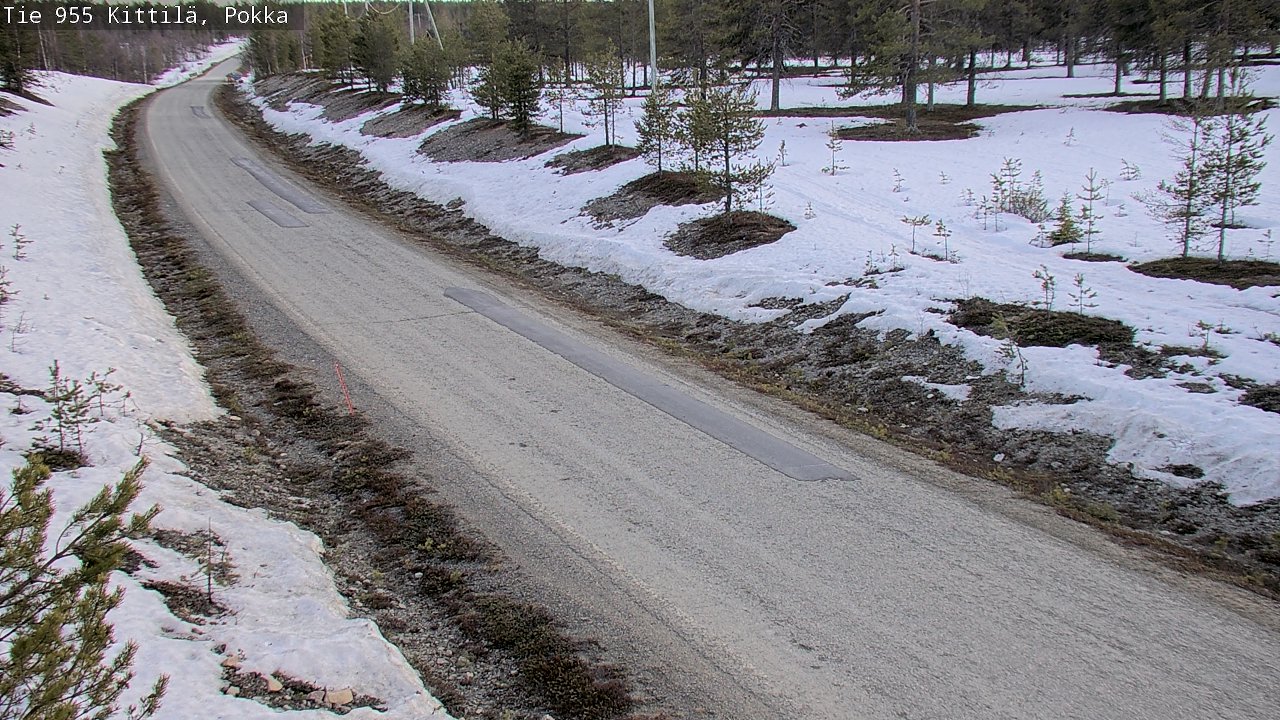 Weather Camera Image Väg 955 Kittilä, Pokka, Kittilä, Lappi
