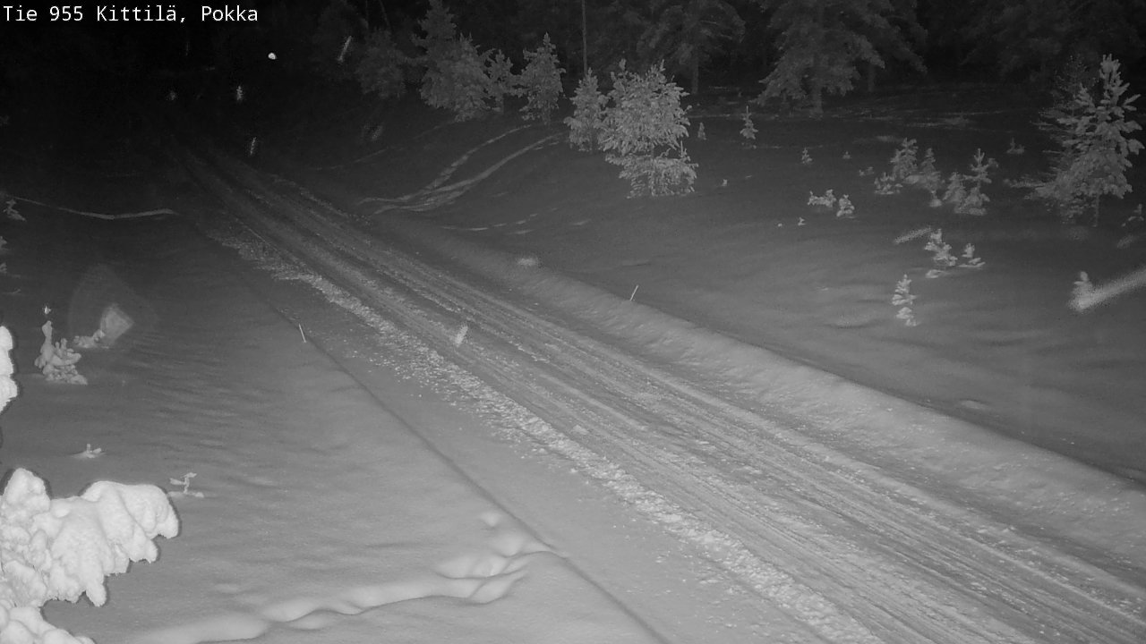 Weather Camera Image Road 955 Kittilä, Pokka, Kittilä, Lappi