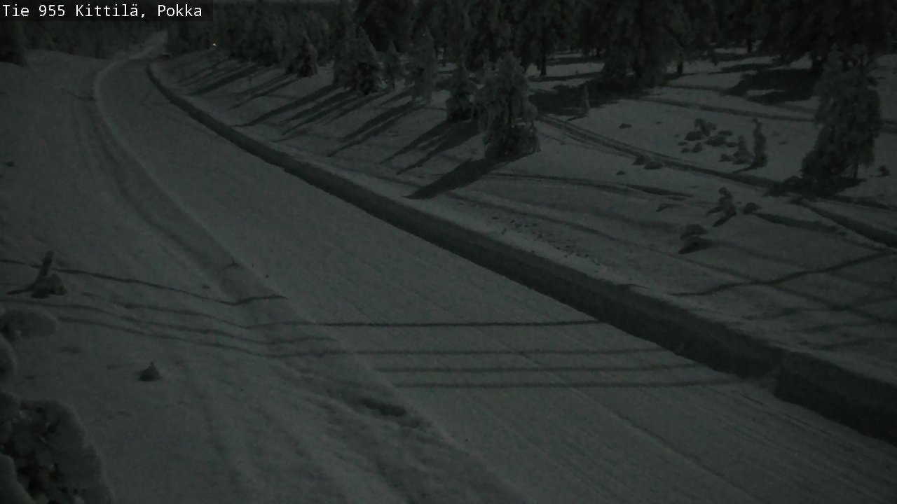 Kelikamerat Kuva Tie 955 Kittilä, Pokka, Kittilä, Lappi