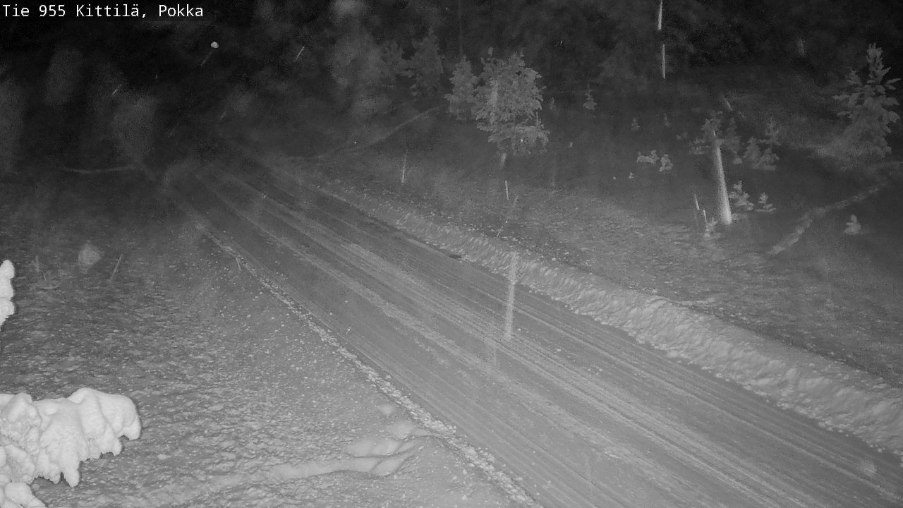 Weather Camera Image Road 955 Kittilä, Pokka, Kittilä, Lappi
