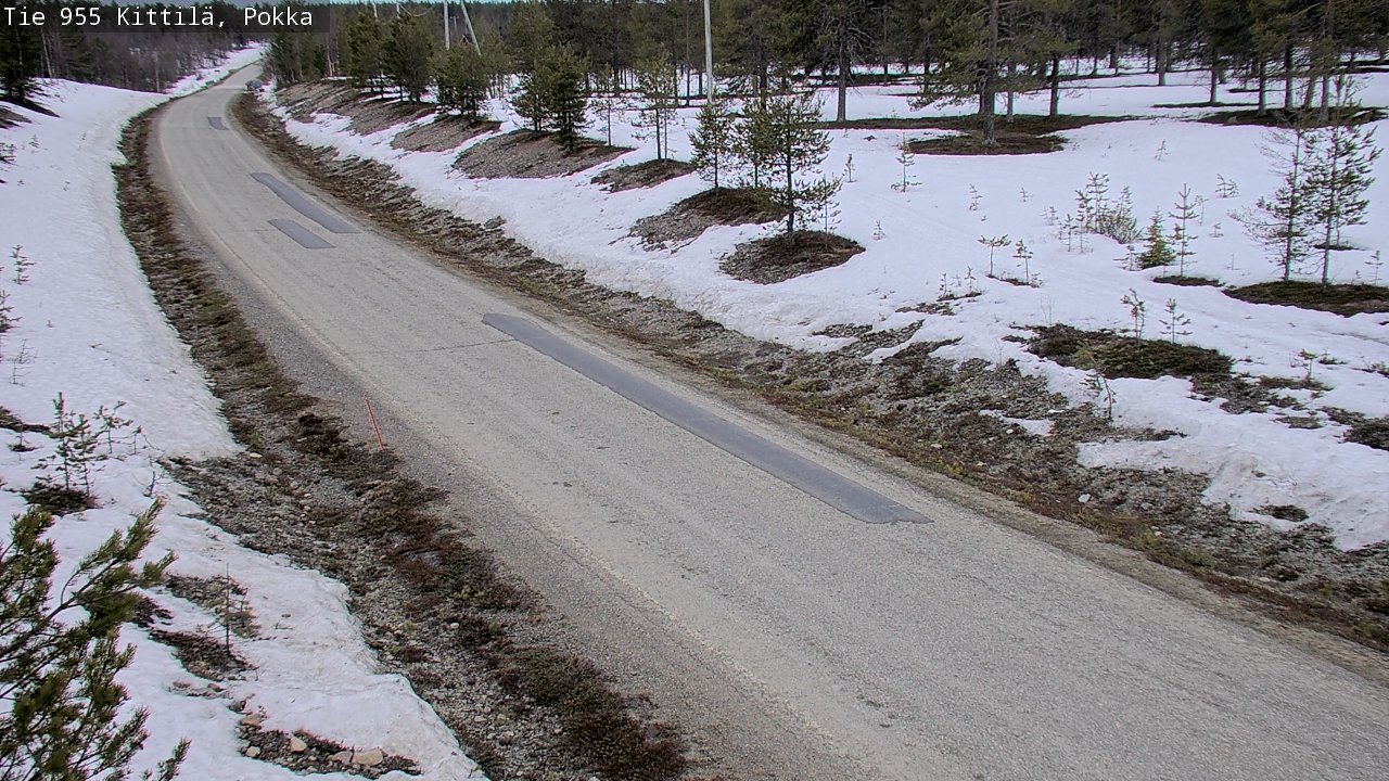 Weather Camera Image Road 955 Kittilä, Pokka, Kittilä, Lappi