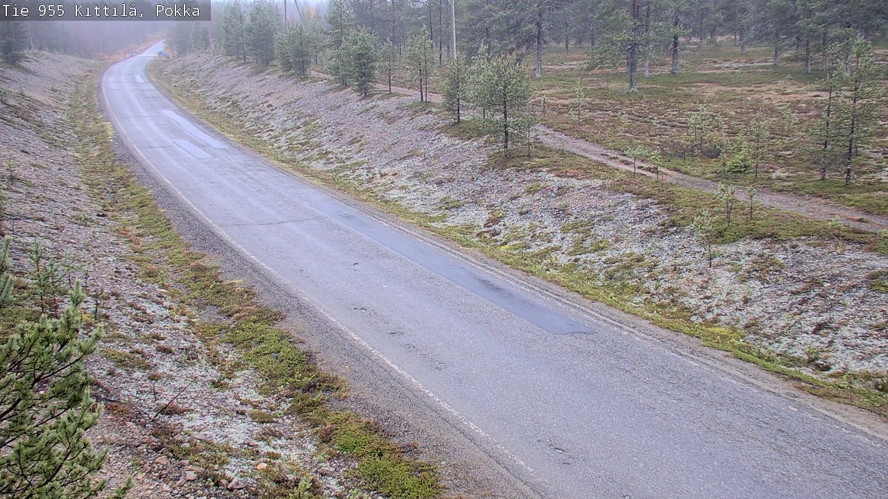 Weather Camera Image Road 955 Kittilä, Pokka, Kittilä, Lappi
