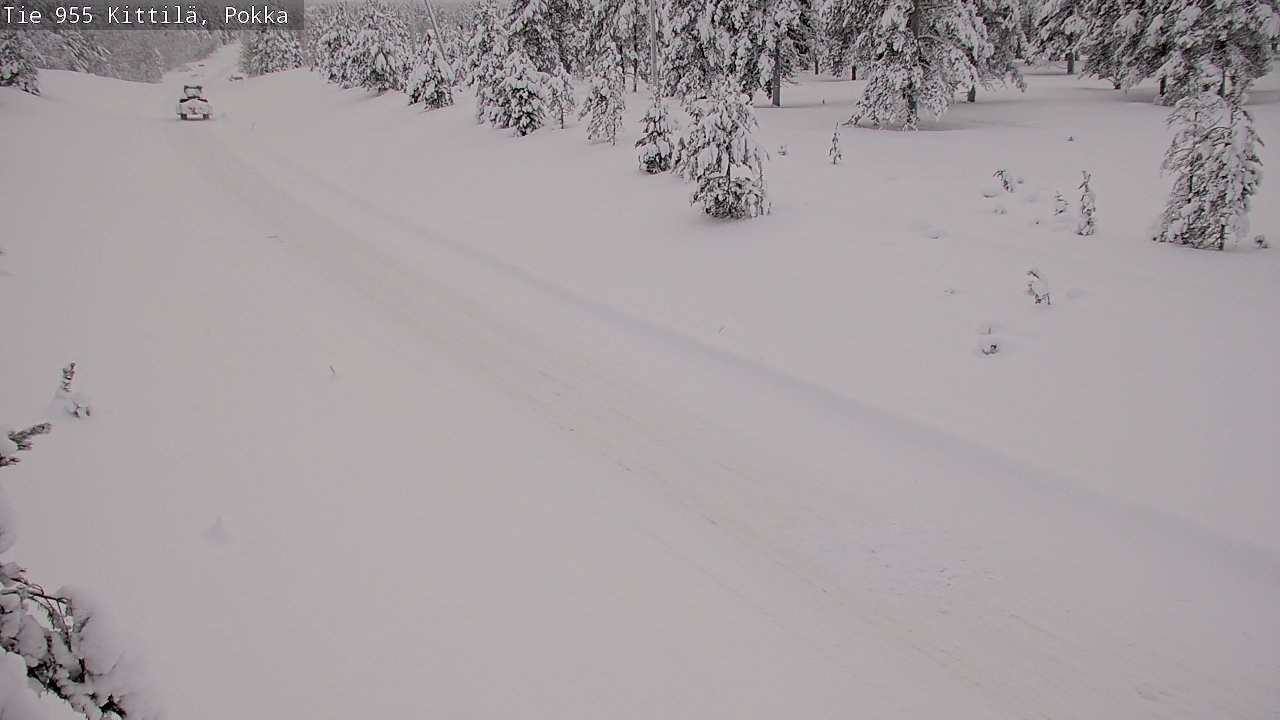 Weather Camera Image Road 955 Kittilä, Pokka, Kittilä, Lappi