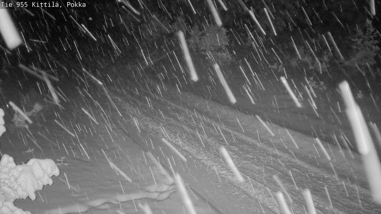 Weather Camera Image Road 955 Kittilä, Pokka, Kittilä, Lappi