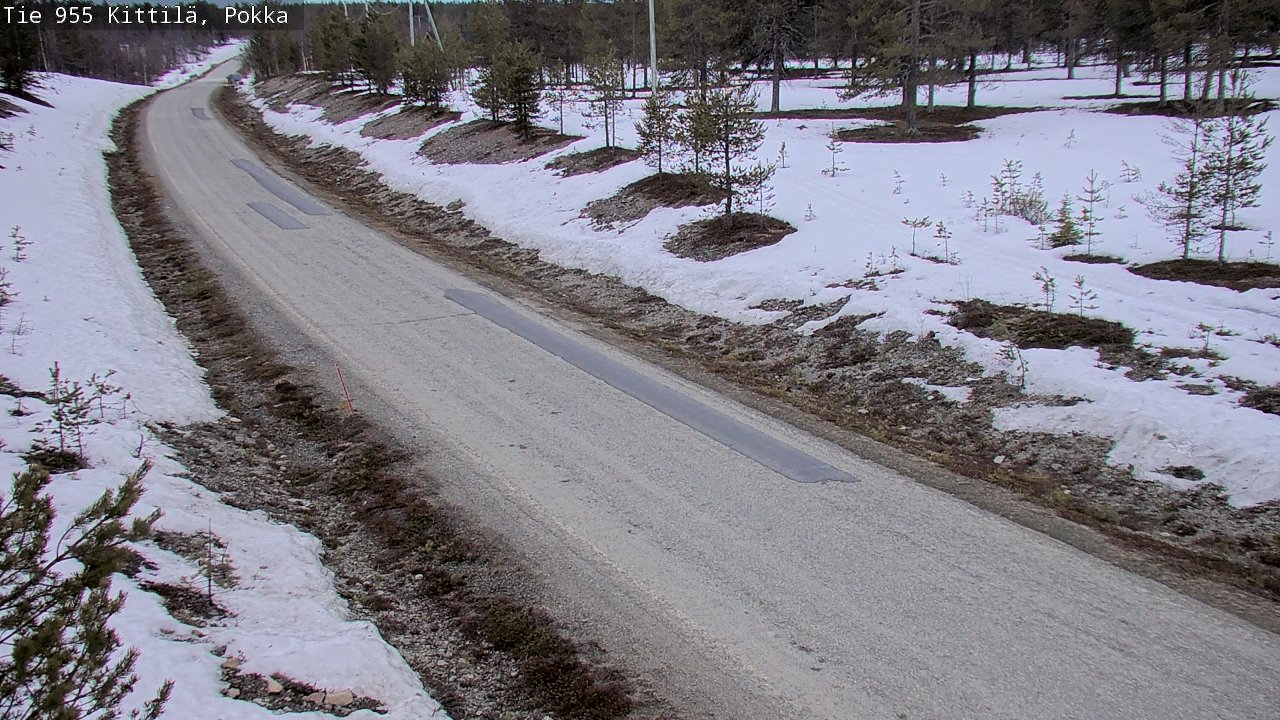 Weather Camera Image Road 955 Kittilä, Pokka, Kittilä, Lappi
