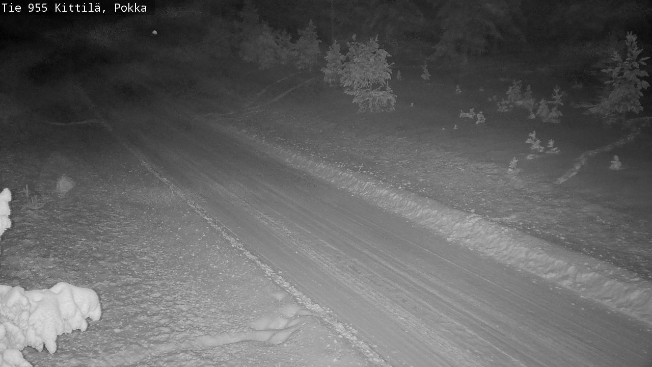 Weather Camera Image Road 955 Kittilä, Pokka, Kittilä, Lappi