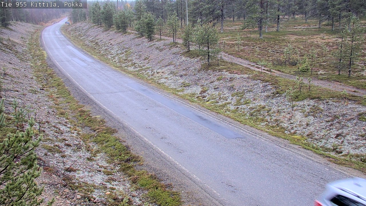 Weather Camera Image Road 955 Kittilä, Pokka, Kittilä, Lappi