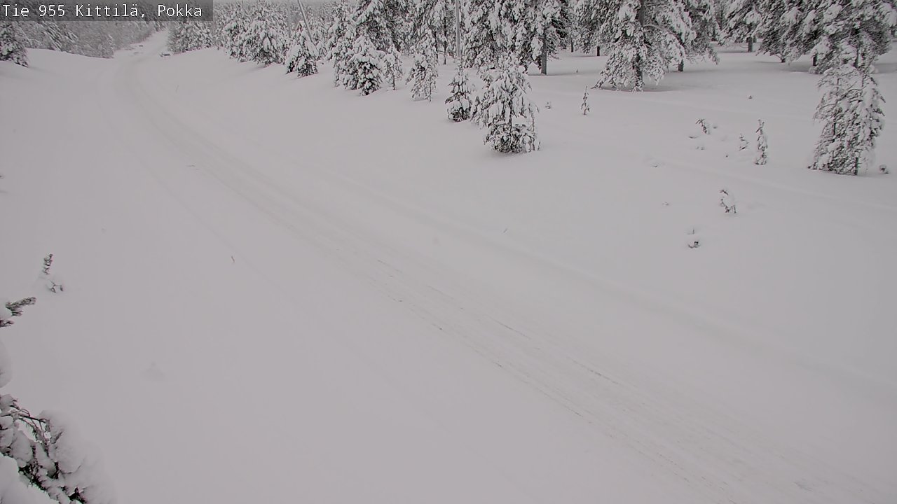 Weather Camera Image Road 955 Kittilä, Pokka, Kittilä, Lappi