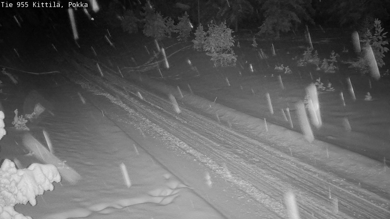Weather Camera Image Road 955 Kittilä, Pokka, Kittilä, Lappi