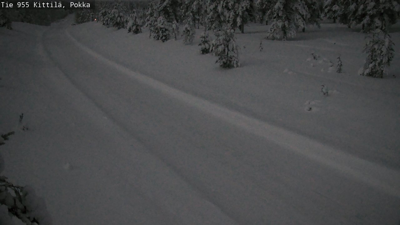 Weather Camera Image Road 955 Kittilä, Pokka, Kittilä, Lappi