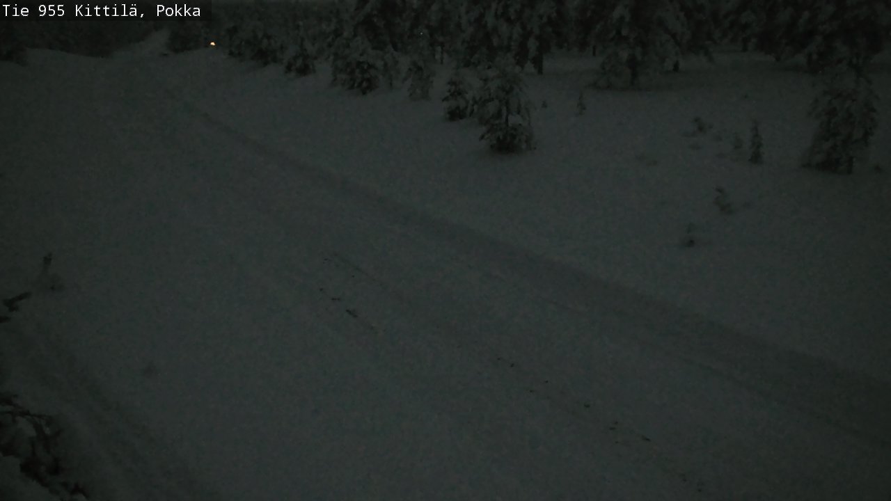 Weather Camera Image Väg 955 Kittilä, Pokka, Kittilä, Lappi