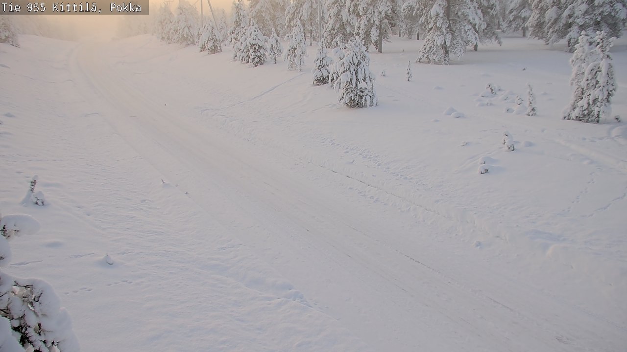 Kelikamerat Kuva Tie 955 Kittilä, Pokka, Kittilä, Lappi