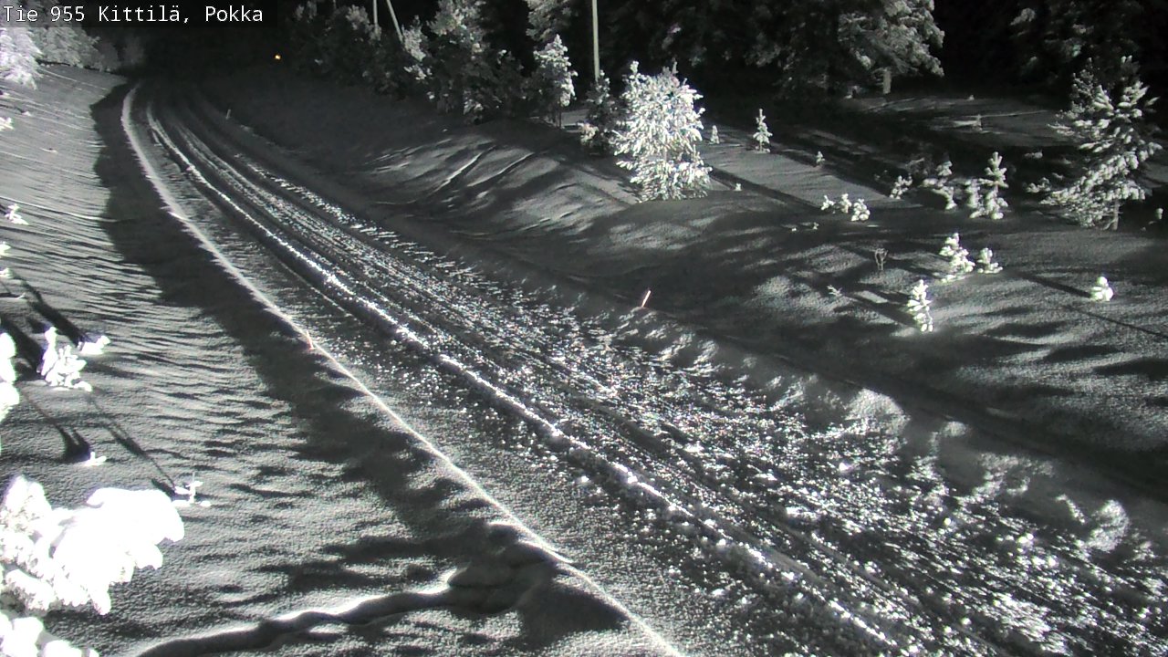 Weather Camera Image Road 955 Kittilä, Pokka, Kittilä, Lappi