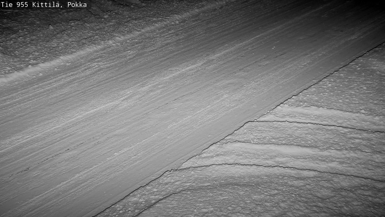 Weather Camera Image Road 955 Kittilä, Pokka, Kittilä, Lappi
