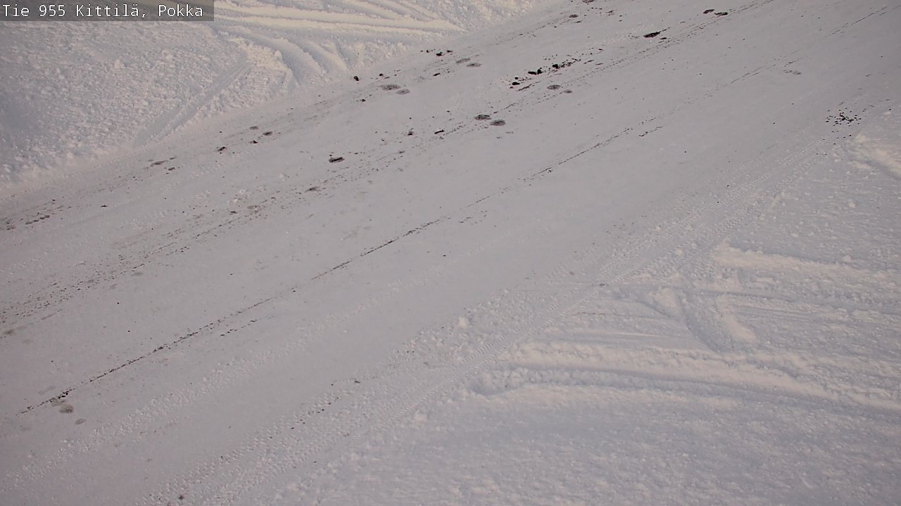 Weather Camera Image Väg 955 Kittilä, Pokka, Kittilä, Lappi