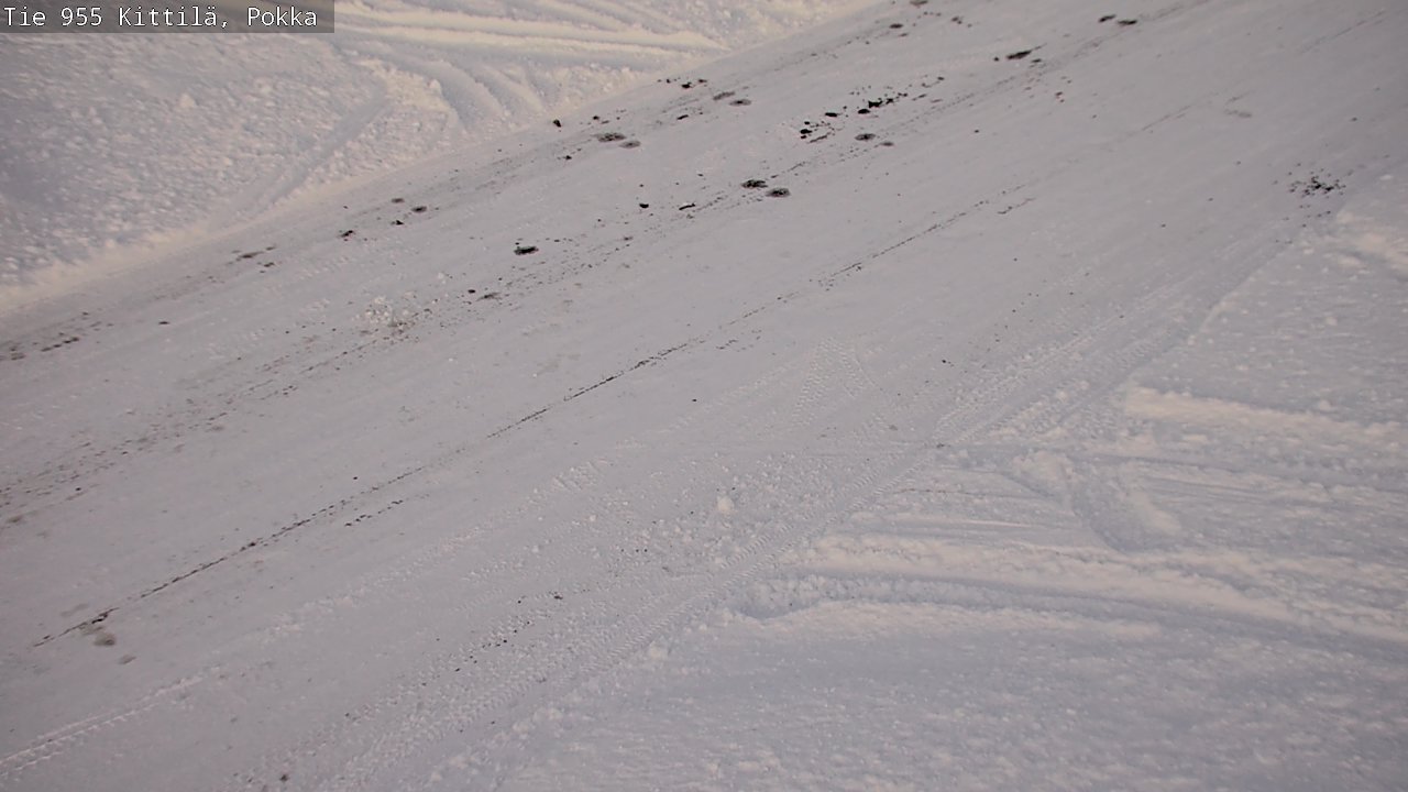 Weather Camera Image Road 955 Kittilä, Pokka, Kittilä, Lappi