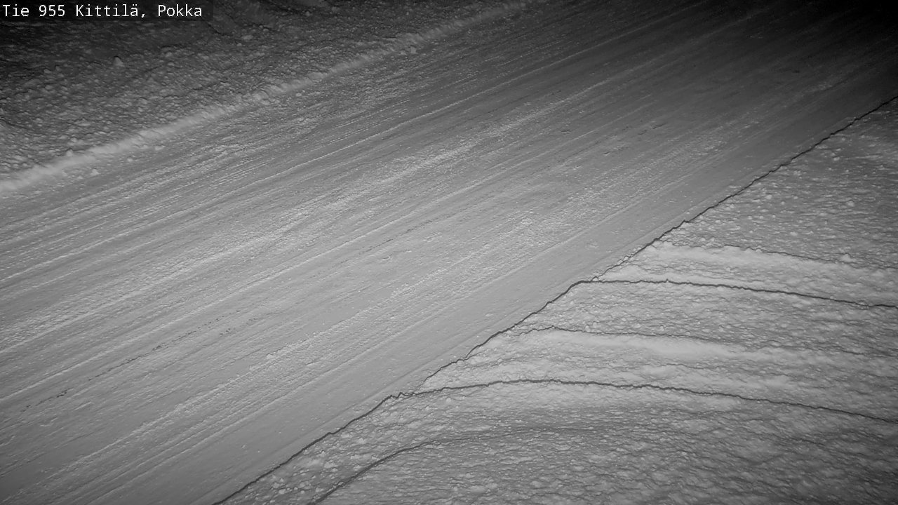 Weather Camera Image Road 955 Kittilä, Pokka, Kittilä, Lappi