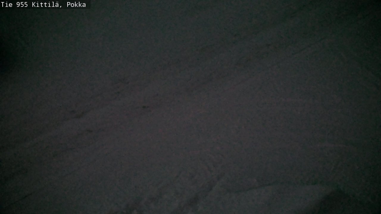 Weather Camera Image Väg 955 Kittilä, Pokka, Kittilä, Lappi