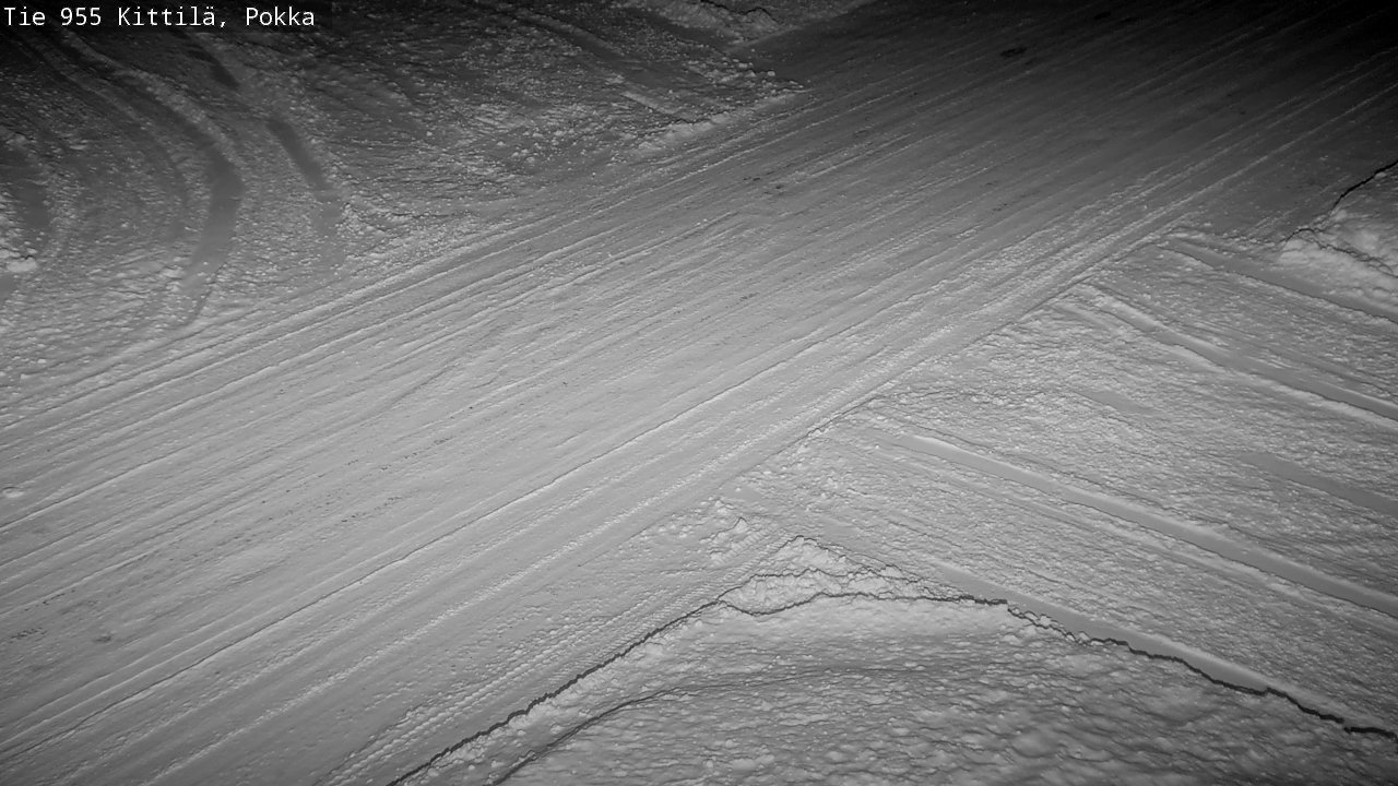 Weather Camera Image Väg 955 Kittilä, Pokka, Kittilä, Lappi