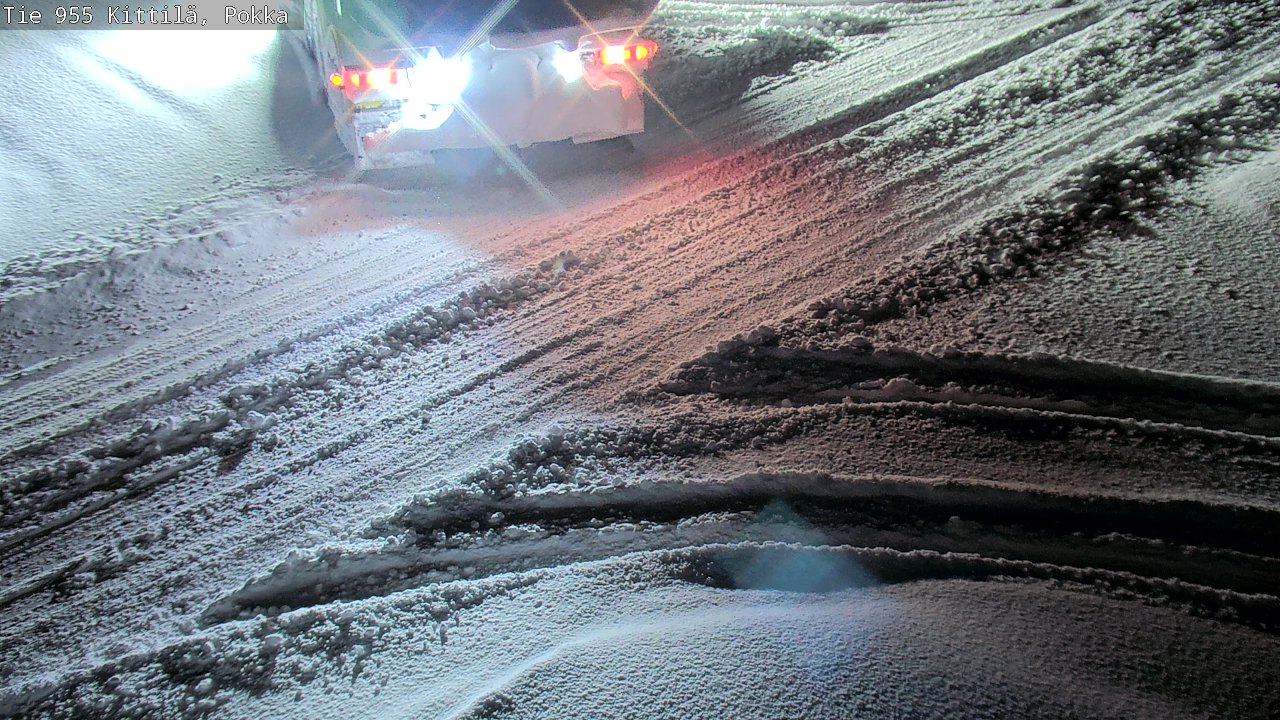 Weather Camera Image Road 955 Kittilä, Pokka, Kittilä, Lappi