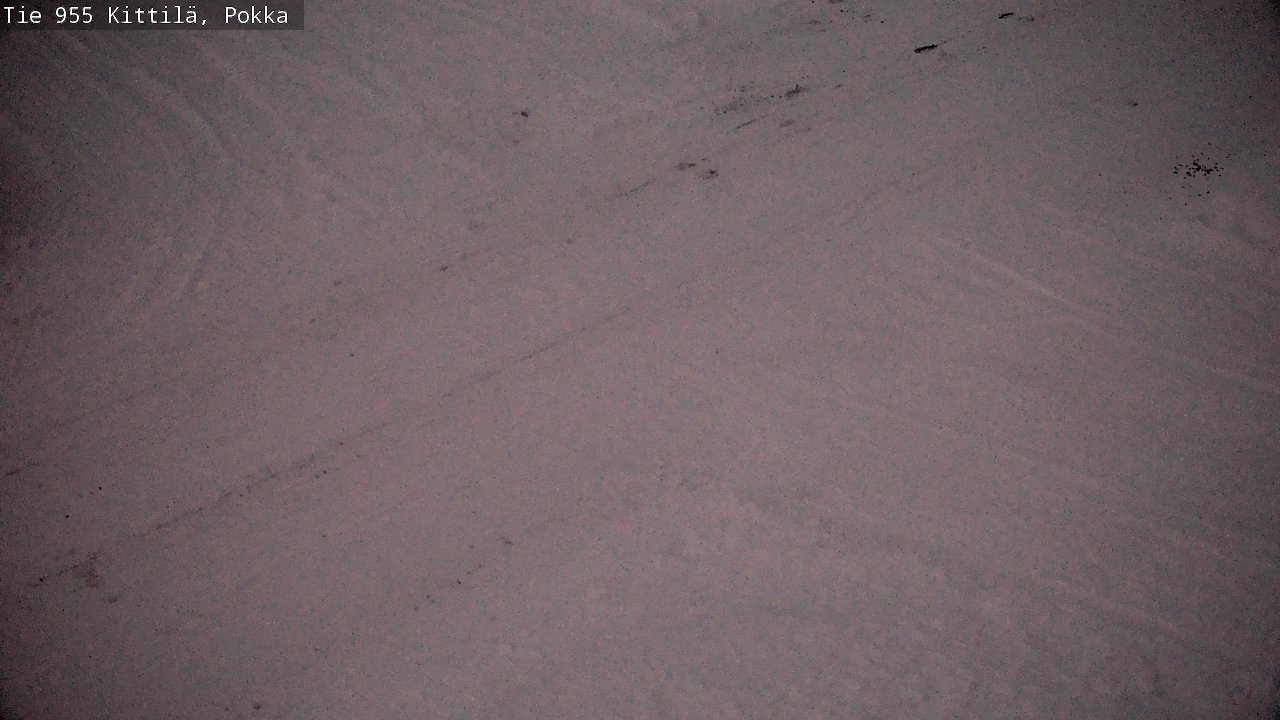 Weather Camera Image Väg 955 Kittilä, Pokka, Kittilä, Lappi
