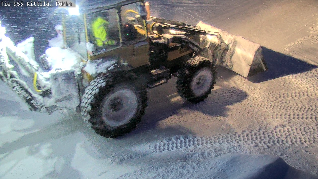 Weather Camera Image Road 955 Kittilä, Pokka, Kittilä, Lappi