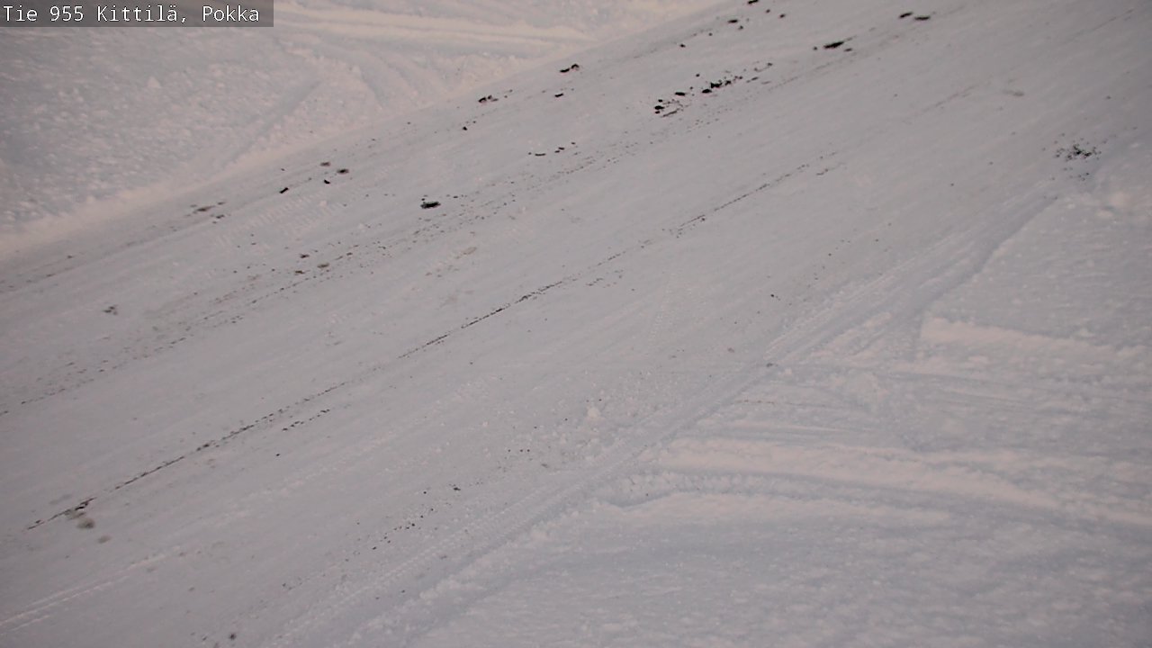 Weather Camera Image Road 955 Kittilä, Pokka, Kittilä, Lappi