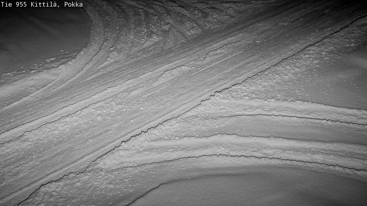 Weather Camera Image Road 955 Kittilä, Pokka, Kittilä, Lappi