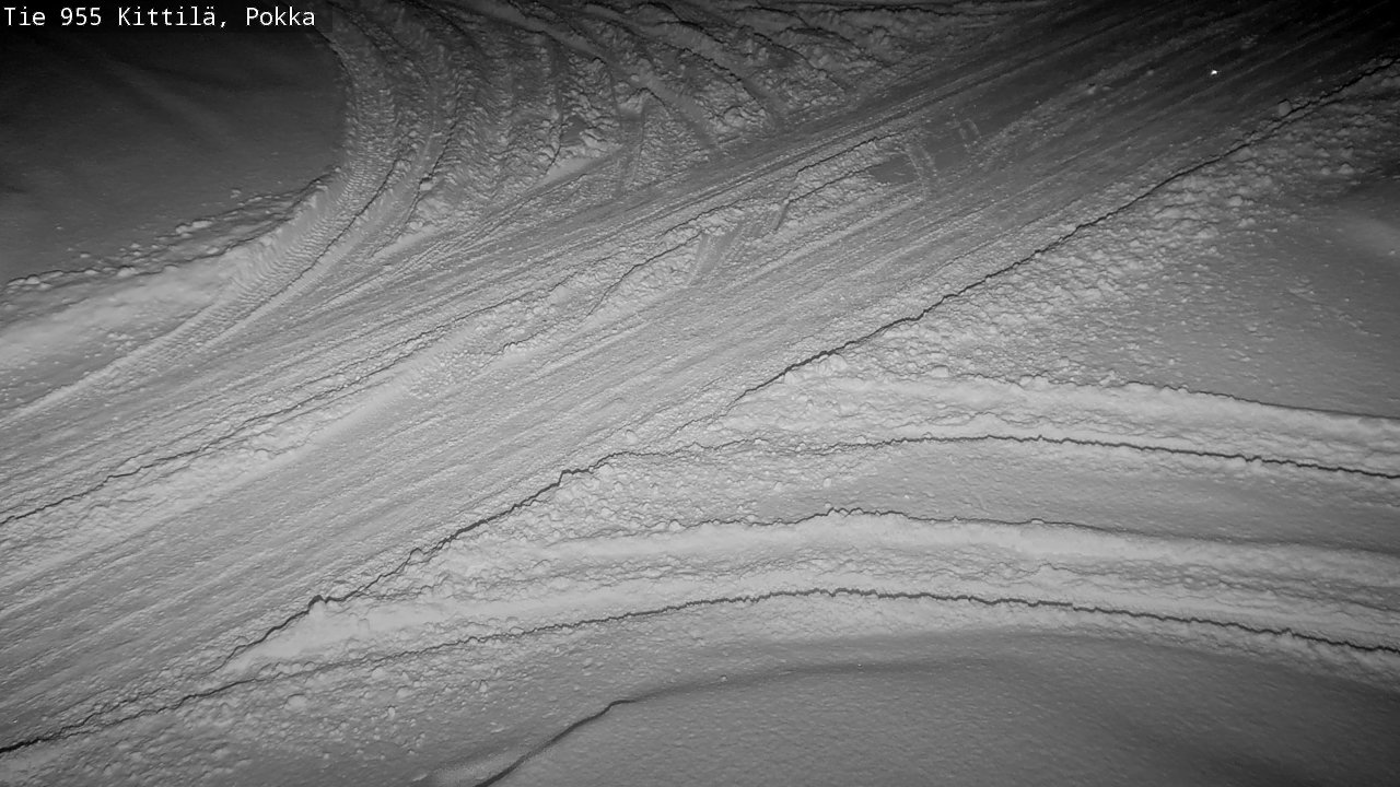 Weather Camera Image Road 955 Kittilä, Pokka, Kittilä, Lappi