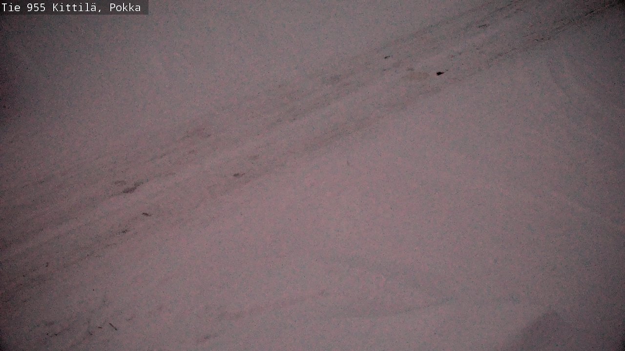 Weather Camera Image Road 955 Kittilä, Pokka, Kittilä, Lappi