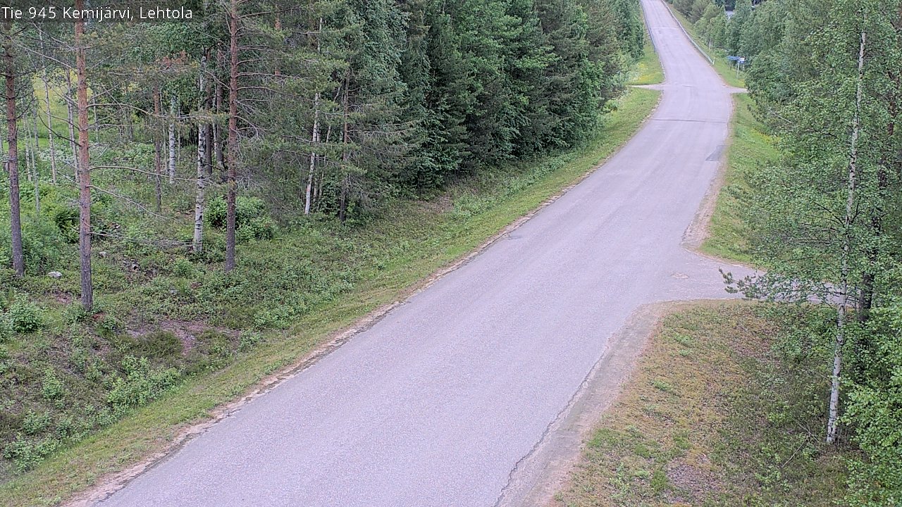 Weather Camera Image Road 945 Kemijärvi, Lehtola, Kemijärvi, Lappi