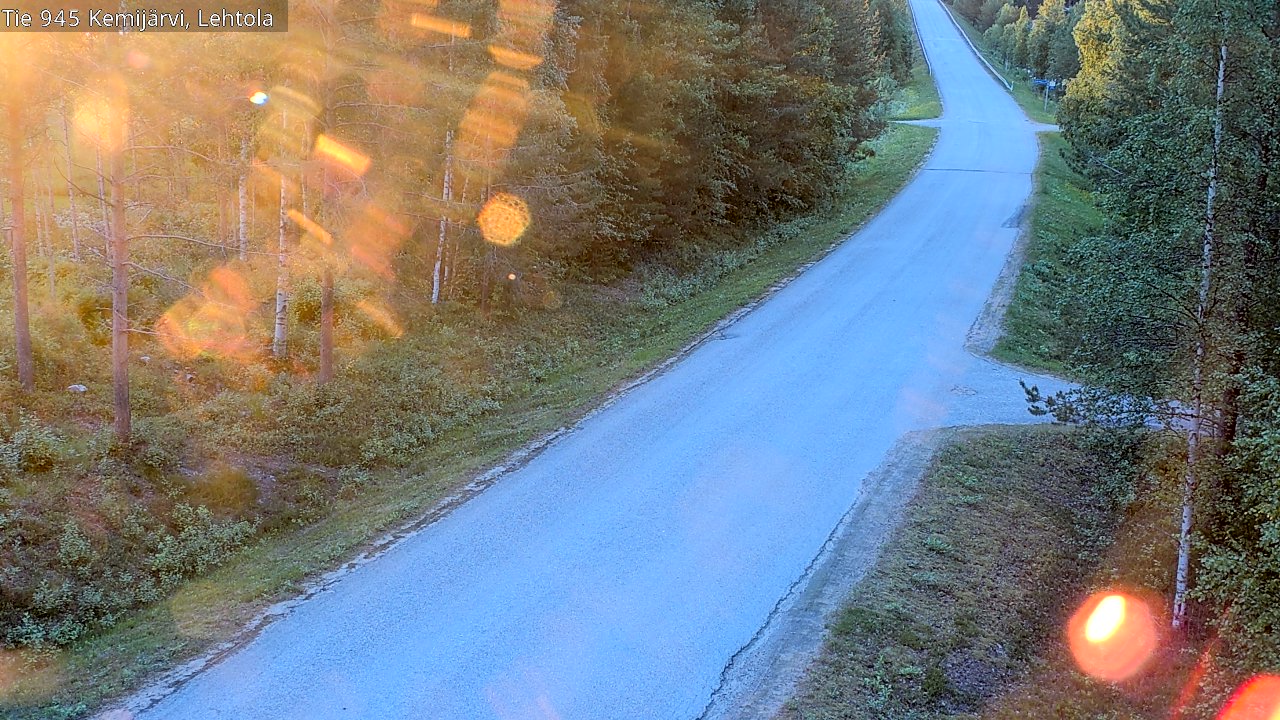 Weather Camera Image Road 945 Kemijärvi, Lehtola, Kemijärvi, Lappi