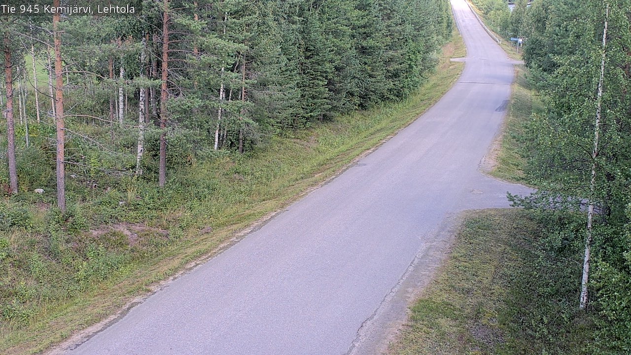 Weather Camera Image Road 945 Kemijärvi, Lehtola, Kemijärvi, Lappi