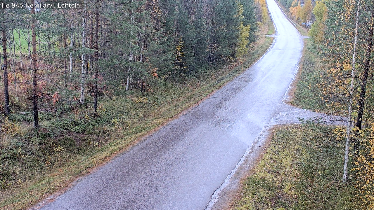 Weather Camera Image Road 945 Kemijärvi, Lehtola, Kemijärvi, Lappi