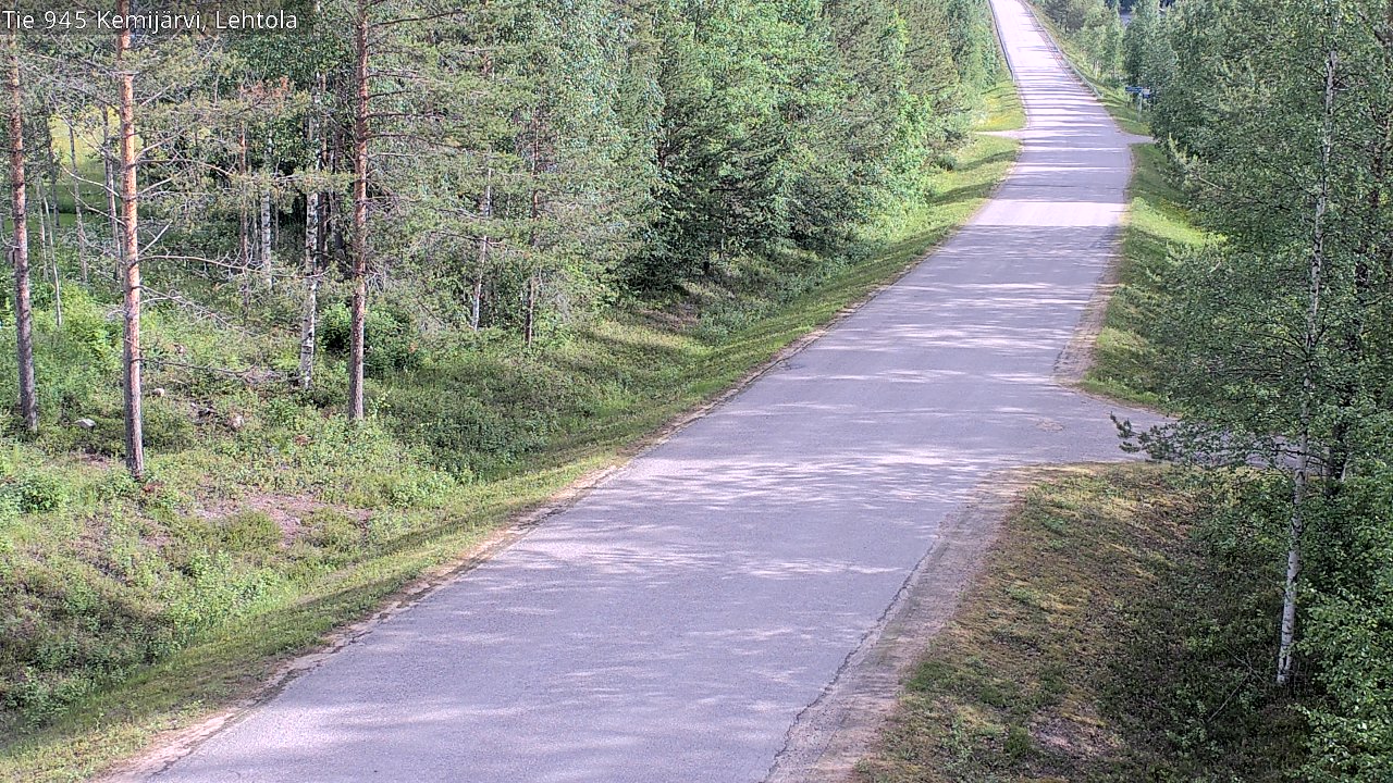 Weather Camera Image Road 945 Kemijärvi, Lehtola, Kemijärvi, Lappi