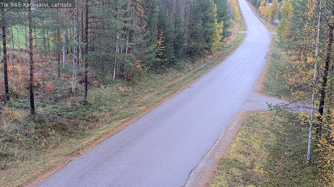 Weather Camera Image Road 945 Kemijärvi, Lehtola, Kemijärvi, Lappi