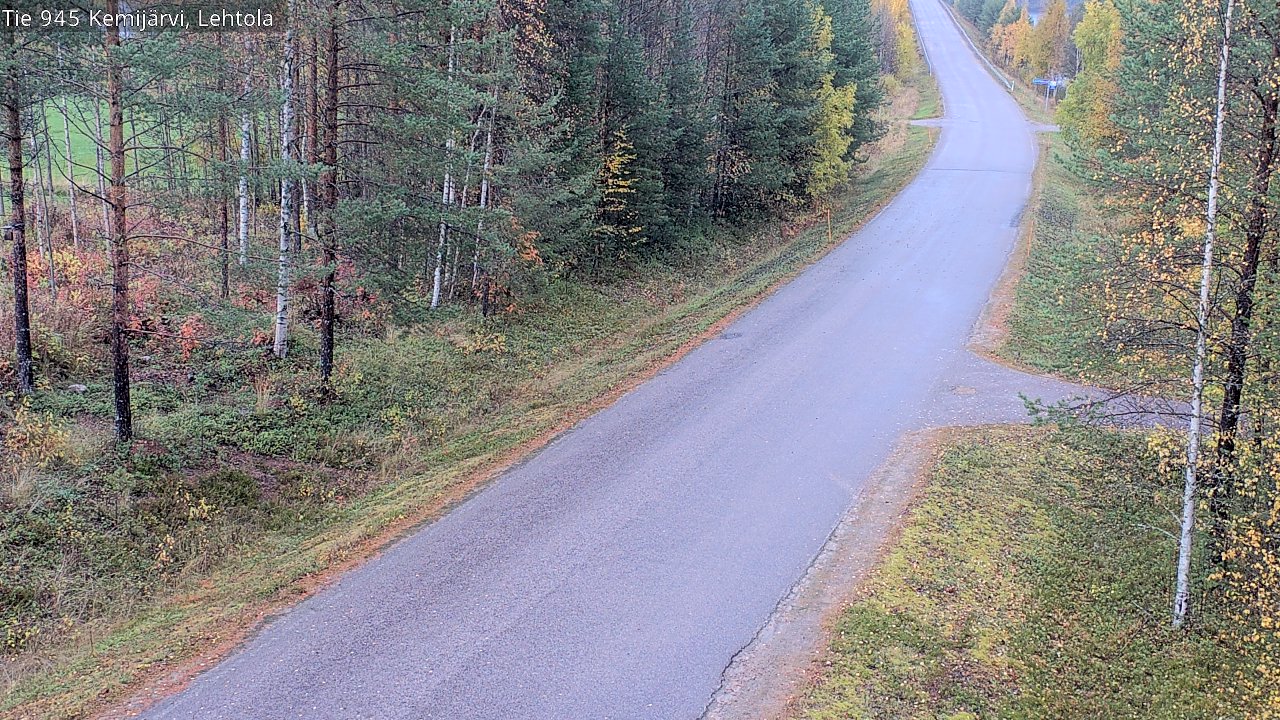 Weather Camera Image Road 945 Kemijärvi, Lehtola, Kemijärvi, Lappi