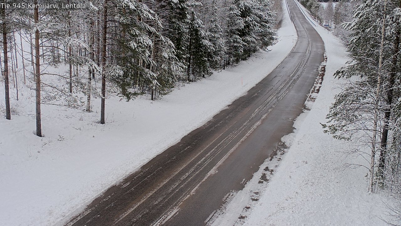 Kelikamerat Kuva Tie 945 Kemijärvi, Lehtola, Kemijärvi, Lappi