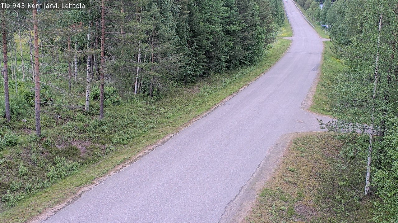 Weather Camera Image Road 945 Kemijärvi, Lehtola, Kemijärvi, Lappi
