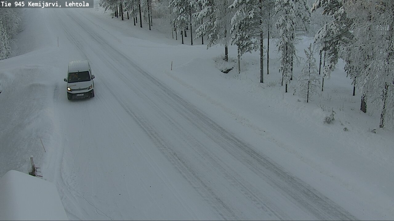 Weather Camera Image Road 945 Kemijärvi, Lehtola, Kemijärvi, Lappi