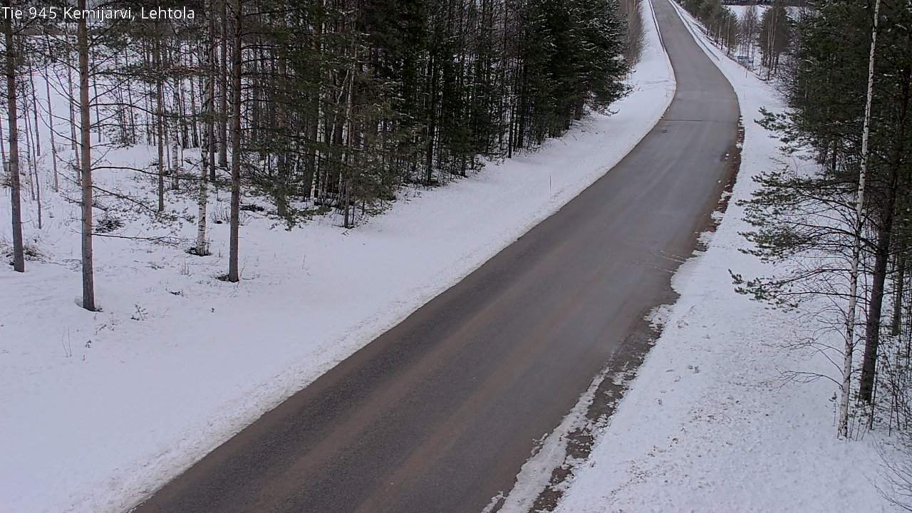 Kelikamerat Kuva Tie 945 Kemijärvi, Lehtola, Kemijärvi, Lappi