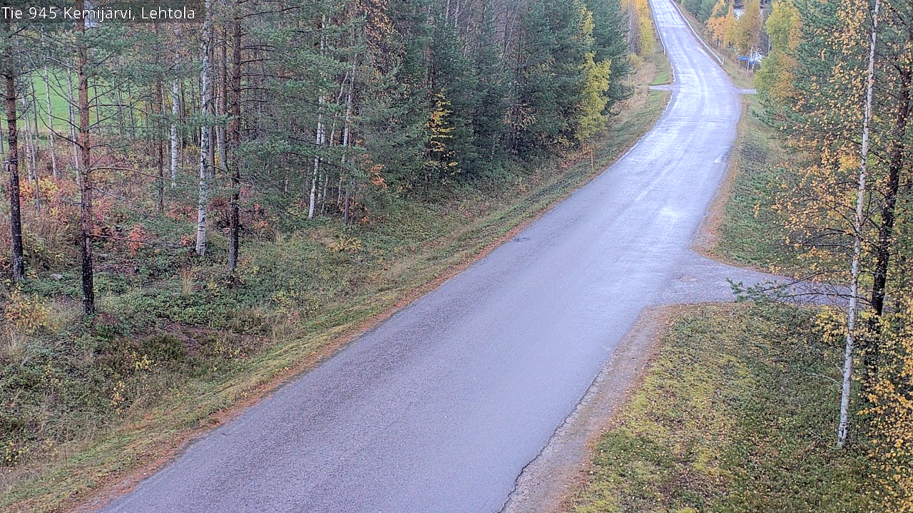 Weather Camera Image Road 945 Kemijärvi, Lehtola, Kemijärvi, Lappi
