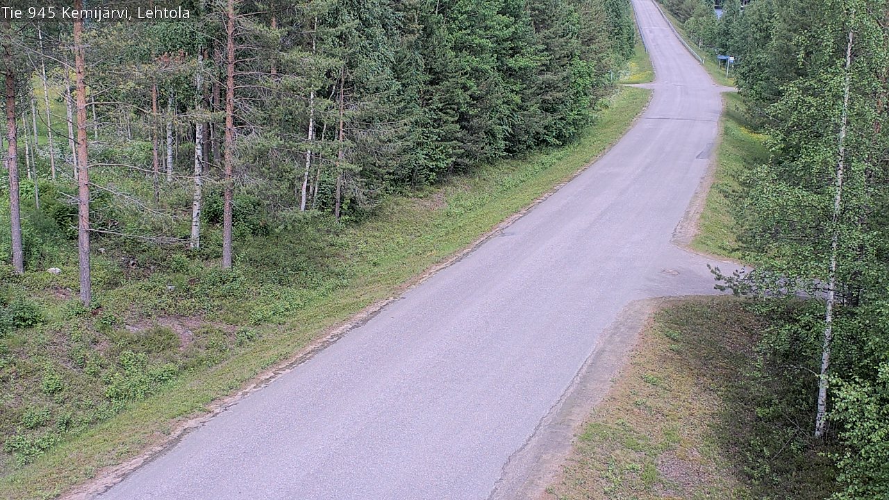 Weather Camera Image Road 945 Kemijärvi, Lehtola, Kemijärvi, Lappi