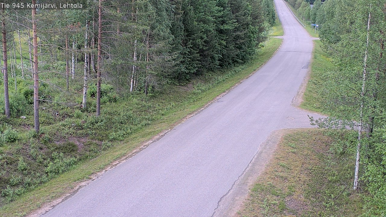 Weather Camera Image Road 945 Kemijärvi, Lehtola, Kemijärvi, Lappi