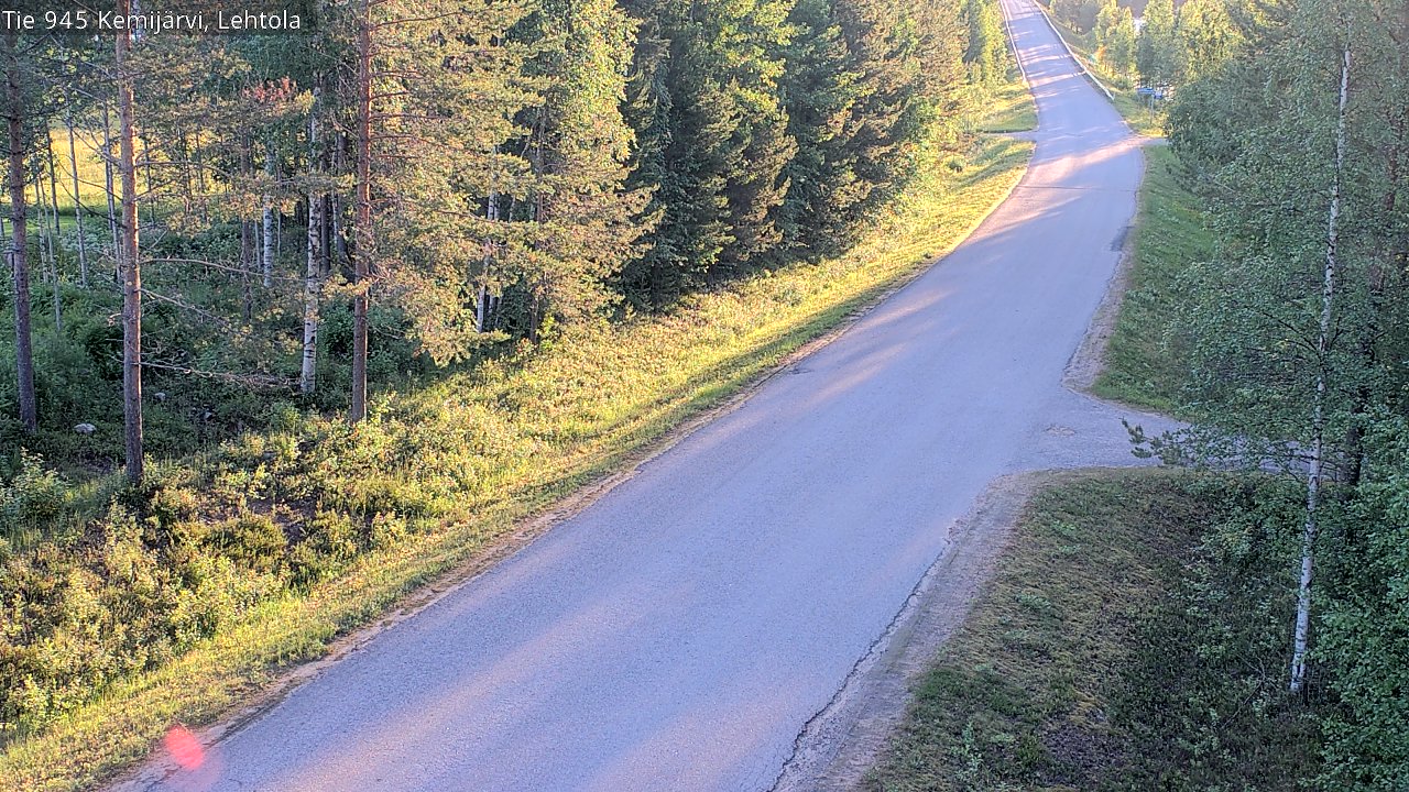 Weather Camera Image Road 945 Kemijärvi, Lehtola, Kemijärvi, Lappi