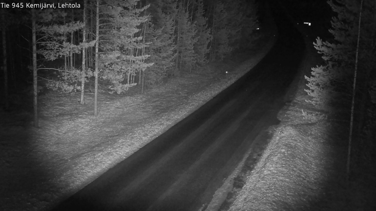 Kelikamerat Kuva Tie 945 Kemijärvi, Lehtola, Kemijärvi, Lappi