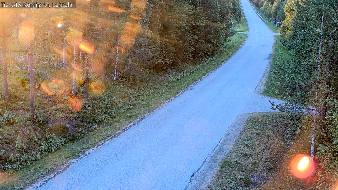 Weather Camera Image Road 945 Kemijärvi, Lehtola, Kemijärvi, Lappi